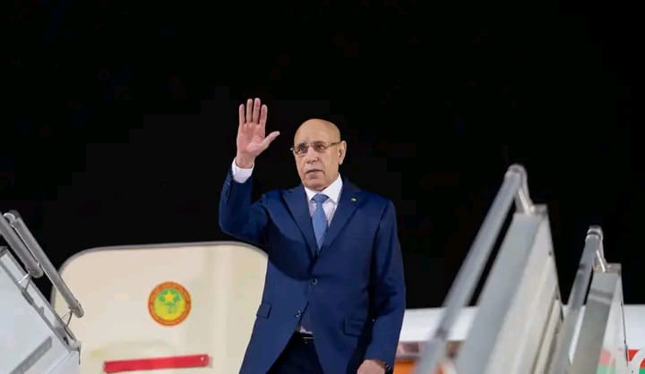 الرئيس الموريتاني يصل موسكو للمشاركة في القمة الروسية الافريقية